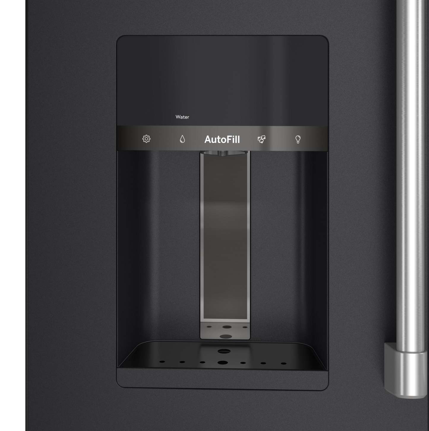 Réfrigérateur Café de 36 po et de 27,8 pi³ à portes françaises - noir mat - CVE28DP3ND1 | Cafe 36 27.8 Cu. Ft. French-Door Refrigerator - Matte Black - CVE28DP3ND1
