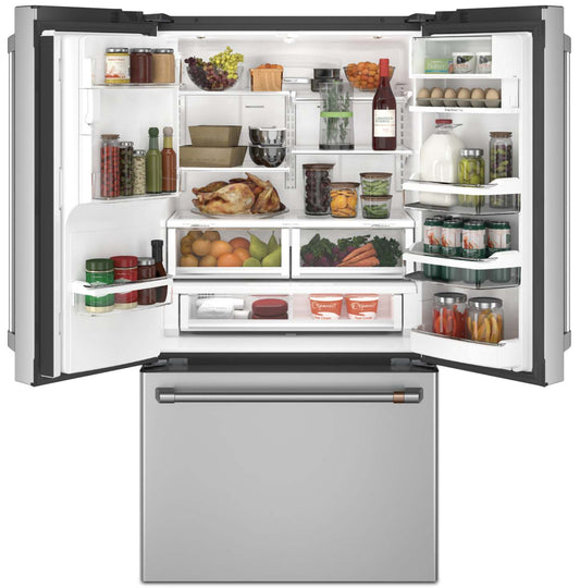 Réfrigérateur Café de 36 po et de 22,2 pi³ à portes françaises - acier inoxydable - CYE22TP2MS1 | Cafe 36 22.2 Cu. Ft. French-Door Refrigerator - Stainless - CYE22TP2MS1