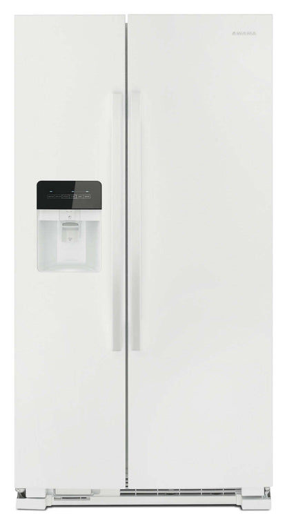 Réfrigérateur Amana de 33 21 pi³ à compartiments juxtaposés - blanc - ASI2175GRW | Amana 33 21 Cu. Ft. Side-by-Side Refrigerator - White - ASI2175GRW