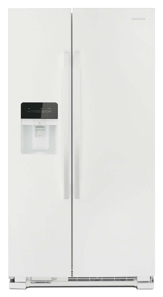 Réfrigérateur Amana de 33 21 pi³ à compartiments juxtaposés - blanc - ASI2175GRW | Amana 33 21 Cu. Ft. Side-by-Side Refrigerator - White - ASI2175GRW