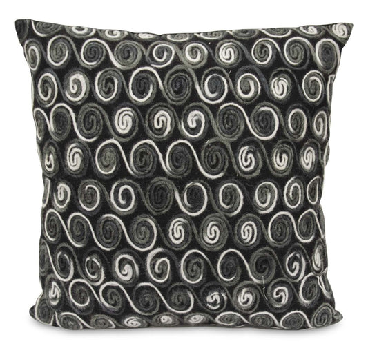Coussin décoratif Crawford 20 po - noir et gris|Crawford 20 Accent Pillow - Black/Grey|D2BVRHTZ
