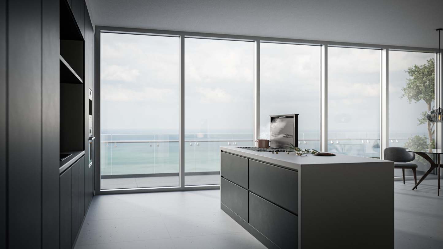 Best Cattura™ D49M-Series 36 Downdraft Range Hood - D49M36BLS | Hotte de cuisinière BESTMD CatturaMC de série D49M de 36 pouces à aspiration descendante - D49M36BLS | D49M36BL