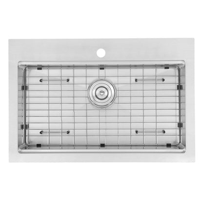 Ancona 30 Drop-In Workstation Kitchen Sink - AN-3128|Évier de cuisine poste de travail encastré Ancona de 30 po - AN-3128|D77GGQ74