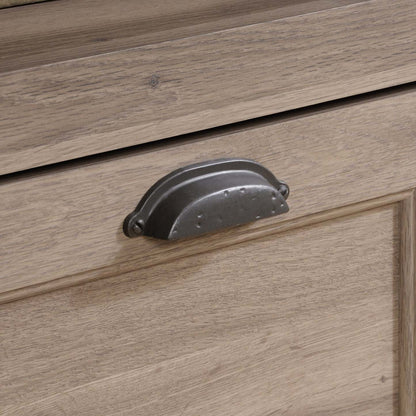 Bureau de direction Davon de 59,05 po à 2 tiroirs avec armoire - chêne salé