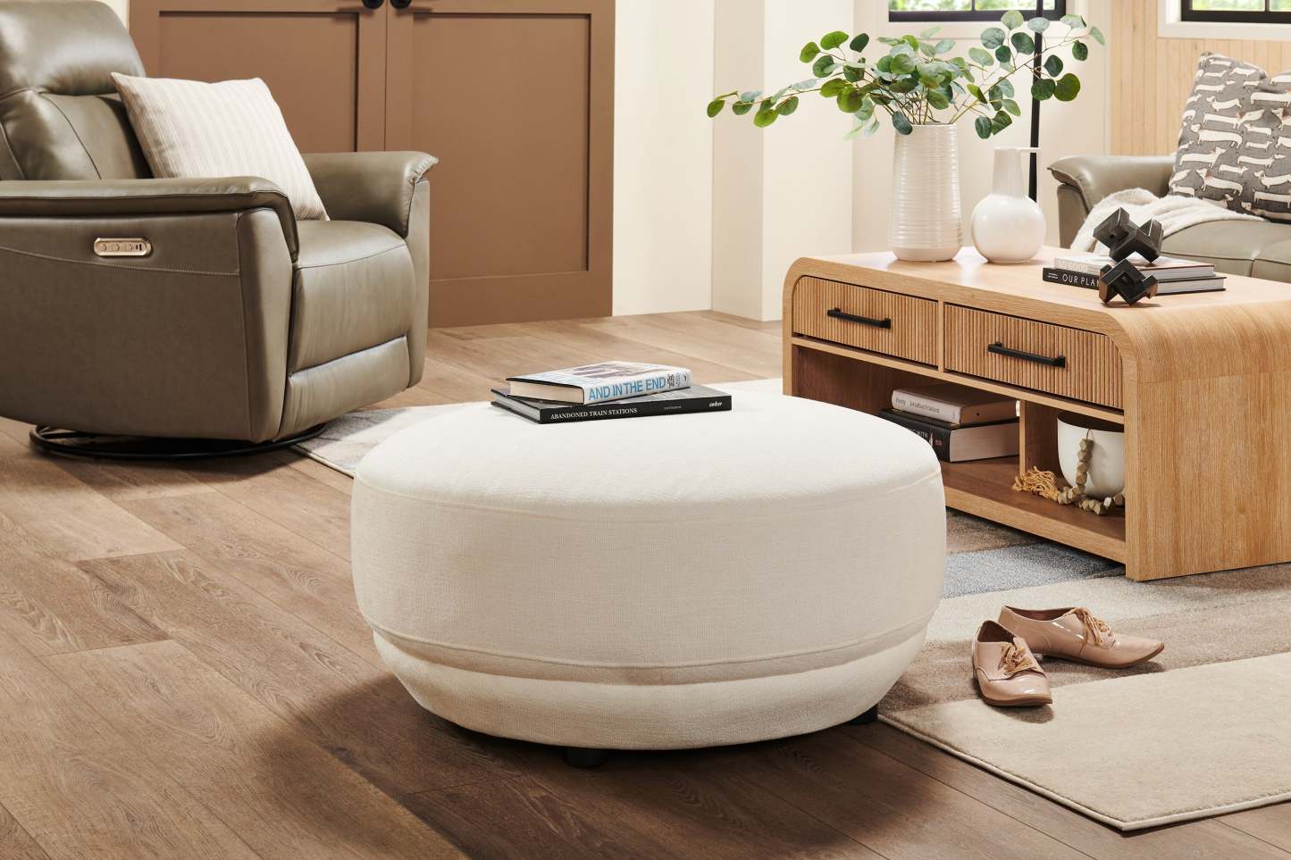 Pouf Davvero - Ivoire | Pouf Davvero - ivoire