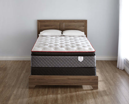 Ensemble matelas à Euro-plateau True North Whistler Chiropractic de Springwall pour lit double