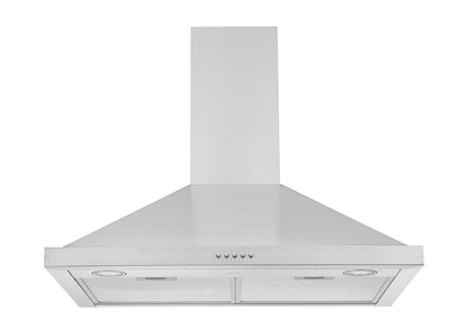 Hotte de cuisine pyramidale murale convertible Ancona 30 - AN-1158 | Hotte de cuisinière murale de style pyramidal convertible Ancona de 30 po - AN-1158 | D77GCURN