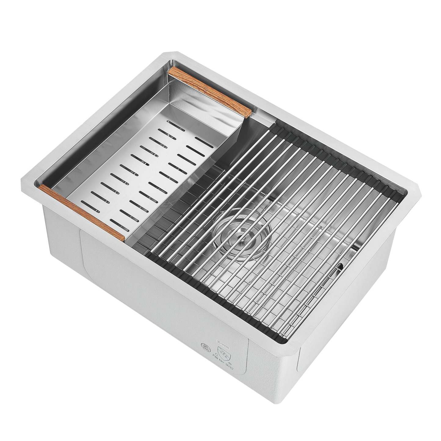 Ancona 25 Undermount Workstation Kitchen Sink - AN-3370|Évier de cuisine poste de travail sous plan Ancona de 25 po - AN-3370|D77GAOZO