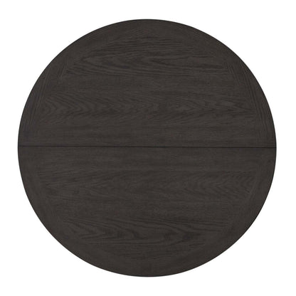 Table de salle à manger à hauteur de comptoir Dena avec rallonge de 42 à 60 W, ronde - Gris tourterelle | Table de salle à manger ronde Dena de 42 po à 60 po (L) de hauteur comptoir et avec rallonge - gris tourterelle