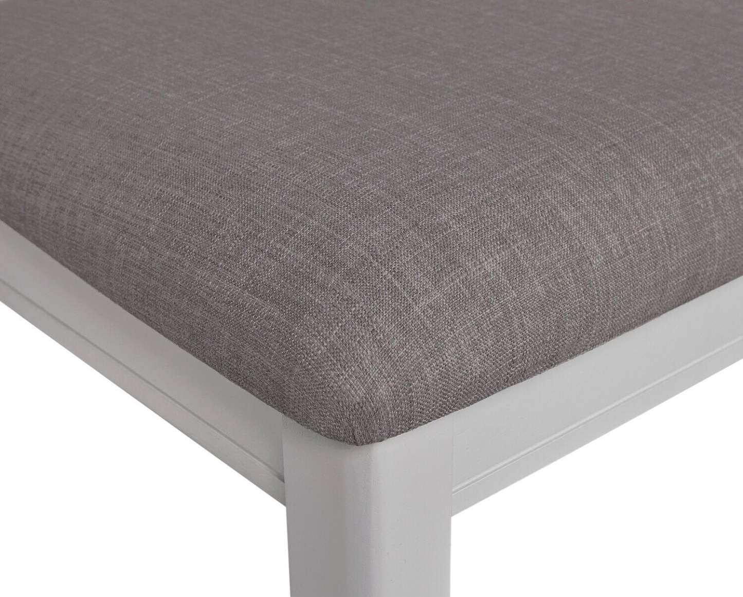 Ensemble de salle à manger Dena 5 pièces avec table et chaises, extension 42-60 W, rond - Gris tourterelle | Ensemble de salle à manger Dena 5 pièces avec table ronde, rallonge de 42 po à 60 po (L) et chaises - gris tourterelle