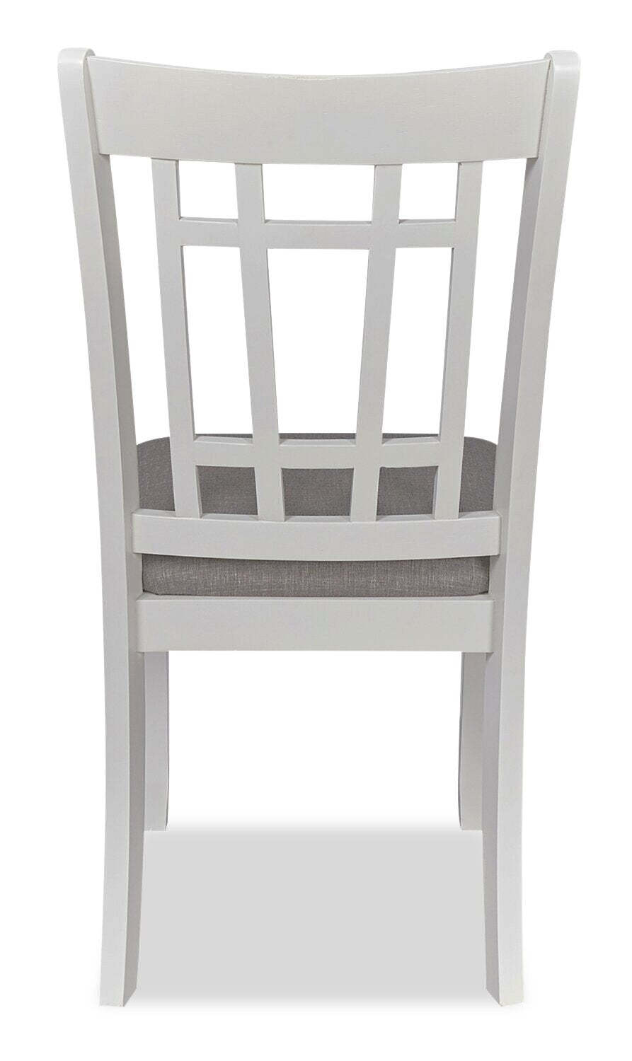 Chaise de salle à manger Dena en tissu d’apparence lin - gris tourterelle | Dena Dining Chair with Linen-Look Fabric - Dove Grey