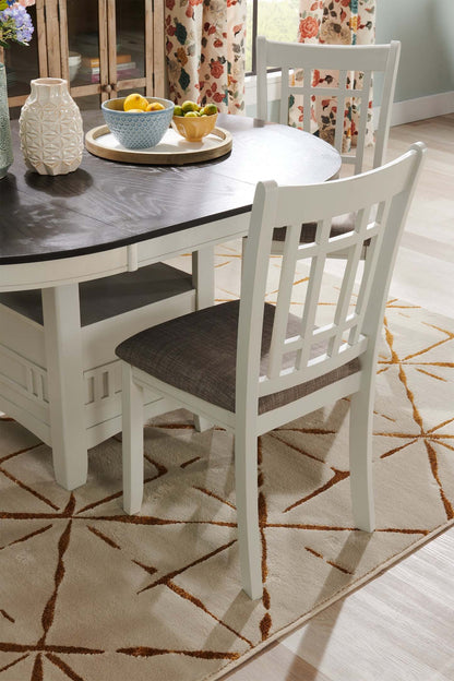 Table de salle à manger Dena avec rallonge 42-60 W, ronde - Gris tourterelle | Table de salle à manger ronde Dena de 42 po à 60 po (L) avec rallonge - gris tourterelle