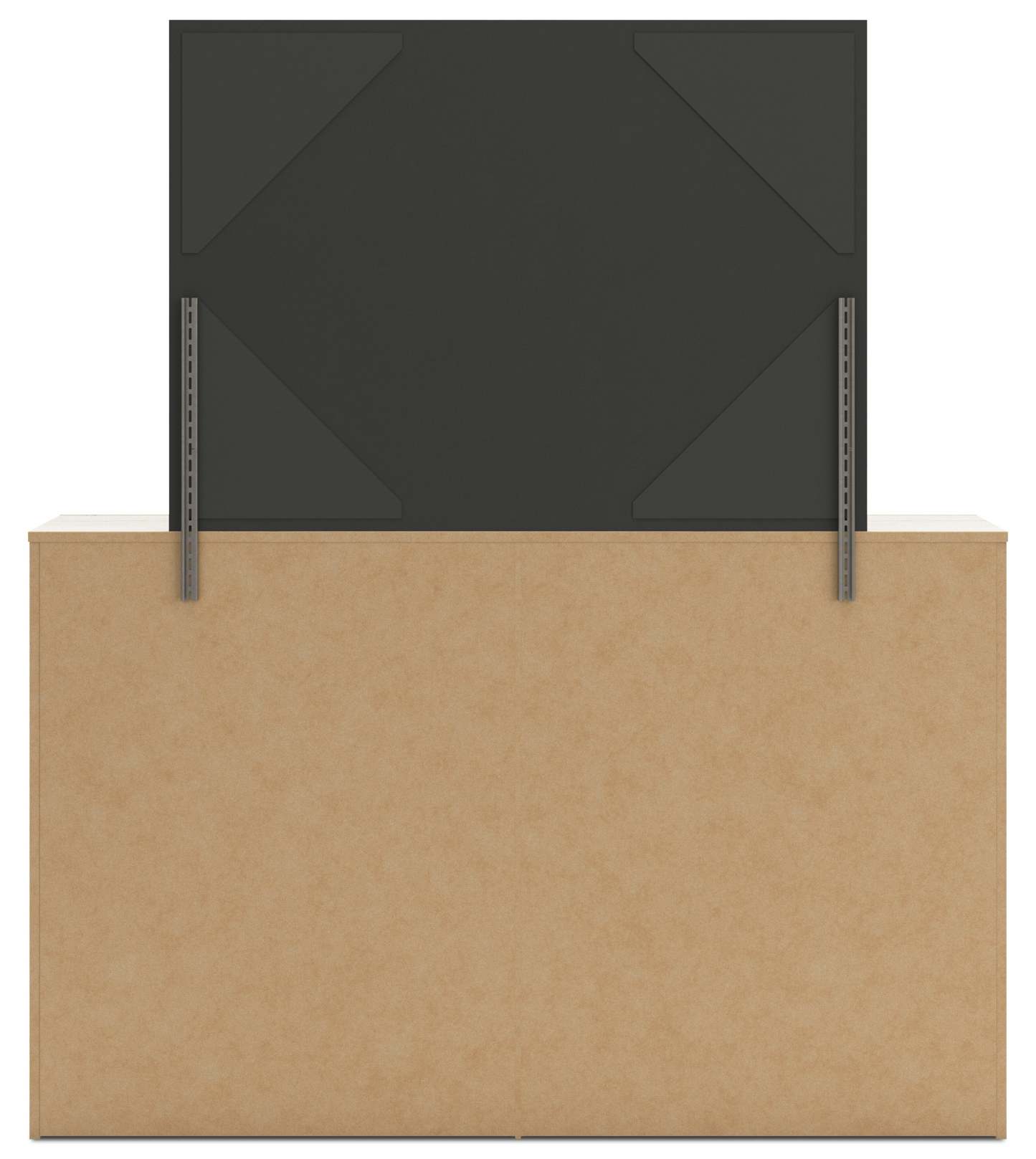 Miroir de commode de chambre à coucher Derekson - Blanc rustique | Miroir de commode de chambre à coucher Derekson - blanc rustique