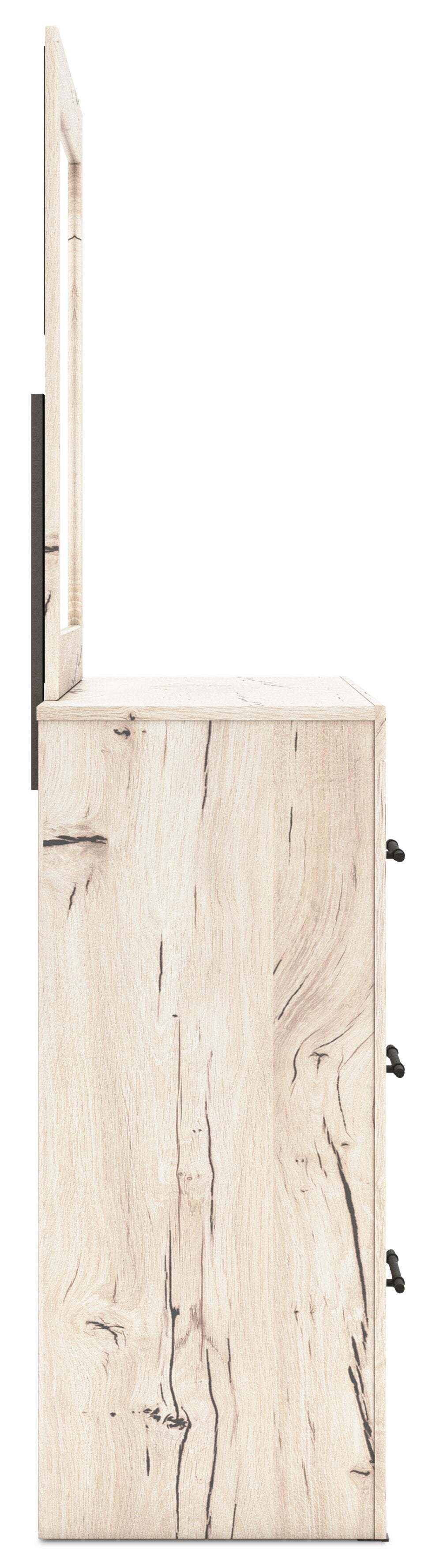 Miroir de commode de chambre à coucher Derekson - Blanc rustique | Miroir de commode de chambre à coucher Derekson - blanc rustique