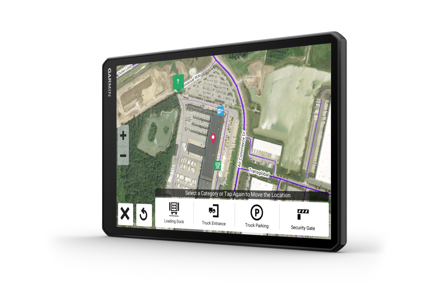Garmin Dēzl™ Otr1010 10 Navigateur GPS pour Camion - Caméra de Tableau de Bord avec Itinéraires Personnalisés et Écran Tactile de 10”