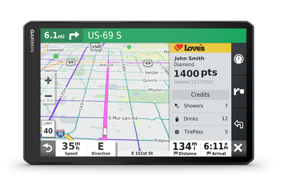 Garmin Dēzl™ Otr1010 10 Navigateur GPS pour Camion - Caméra de Tableau de Bord avec Itinéraires Personnalisés et Écran Tactile de 10”