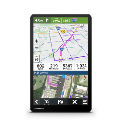Garmin Dēzl™ Otr1010 10 Navigateur GPS pour Camion - Caméra de Tableau de Bord avec Itinéraires Personnalisés et Écran Tactile de 10”