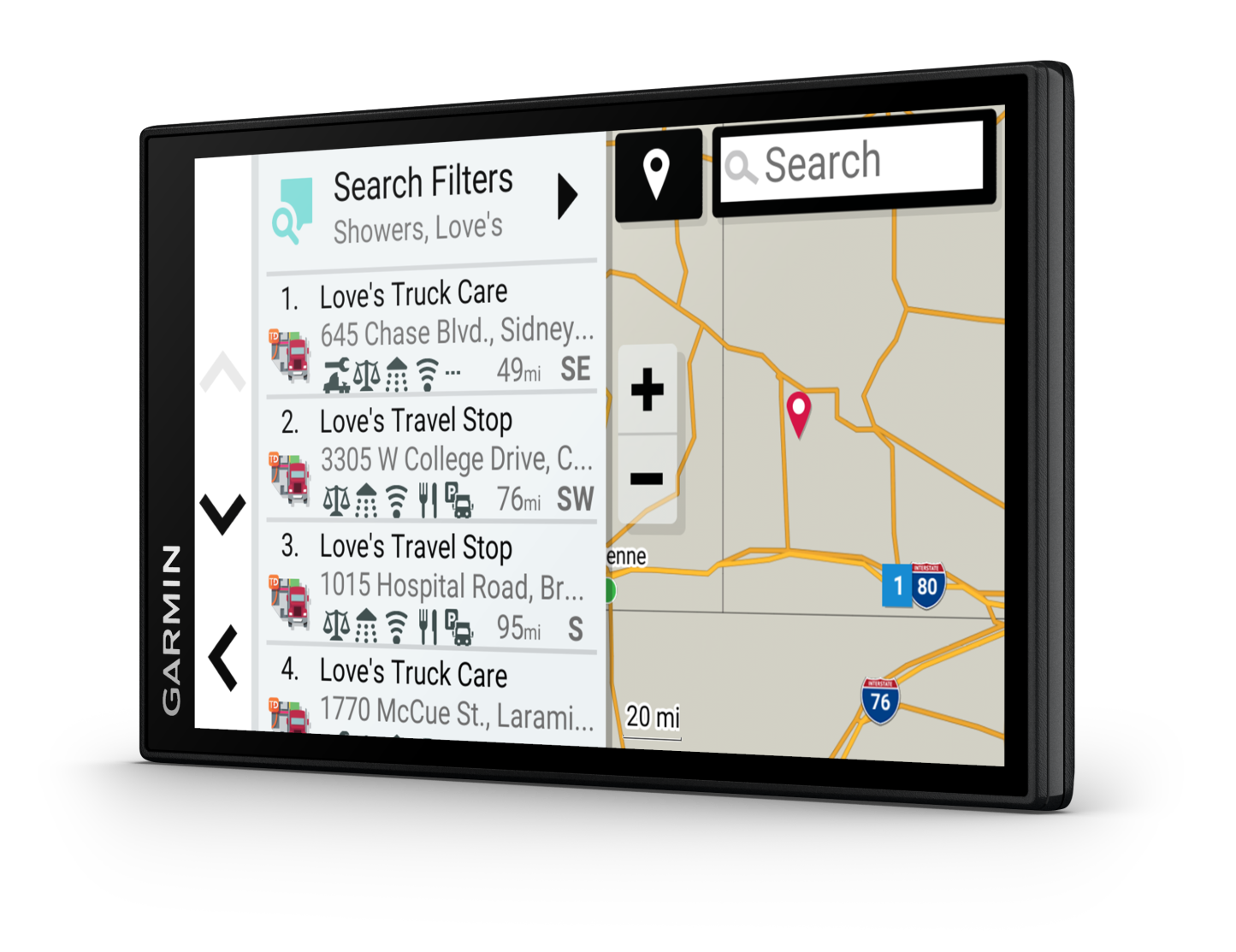 Garmin Dēzl™ Otr610 6 Navigateur GPS pour Camion - Caméra de Tableau de Bord avec Itinéraires Personnalisés et Écran Tactile de 6”