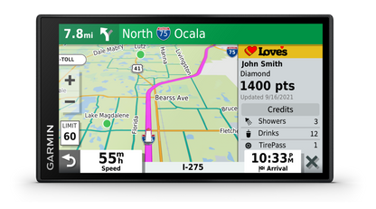 Garmin Dēzl™ Otr610 6 Navigateur GPS pour Camion - Caméra de Tableau de Bord avec Itinéraires Personnalisés et Écran Tactile de 6”