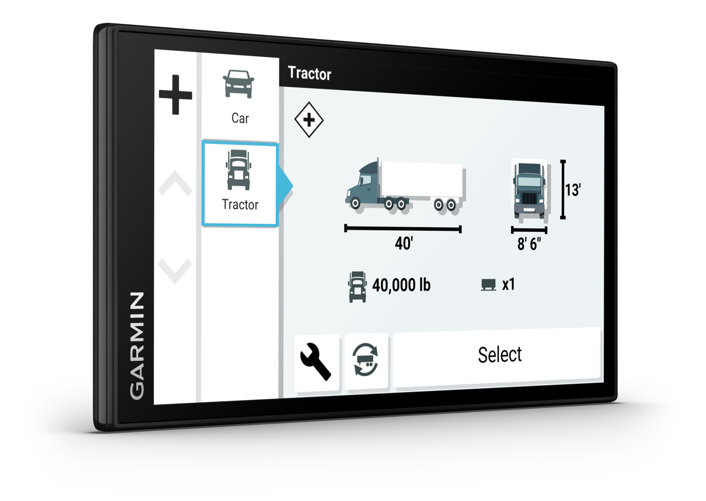 Garmin Dēzl™ Otr610 6 Navigateur GPS pour Camion - Caméra de Tableau de Bord avec Itinéraires Personnalisés et Écran Tactile de 6”