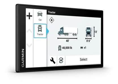 Garmin Dēzl™ Otr610 6 Navigateur GPS pour Camion - Caméra de Tableau de Bord avec Itinéraires Personnalisés et Écran Tactile de 6”