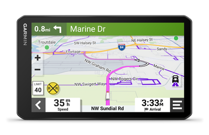 Garmin Dēzl™ Otr710 7 GPS de camion - Caméra de tableau de bord avec itinéraires personnalisés et écran tactile de 7 pouces