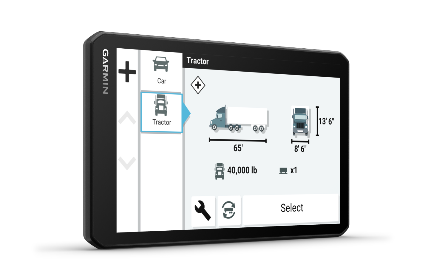 Garmin Dēzl™ Otr710 7 GPS de camion - Caméra de tableau de bord avec itinéraires personnalisés et écran tactile de 7 pouces