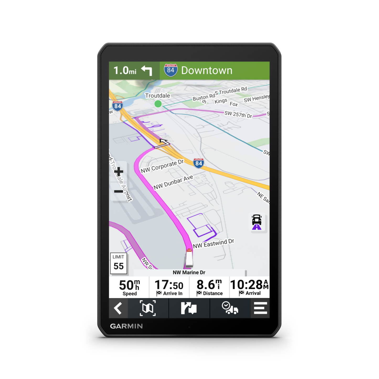 Garmin Dēzl™ Otr810 8 GPS de navigation pour camions - Caméra de tableau de bord avec itinéraire personnalisé et écran tactile de 8 pouces | Garmin Dēzl™ Otr810 GPS de navigation pour camions de 8 - Caméra de tableau de bord avec itinéraire