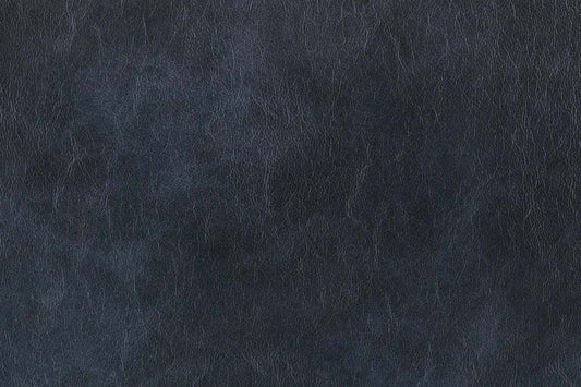 Causeuse inclinable Kory en tissu apparence cuir – bleu foncé