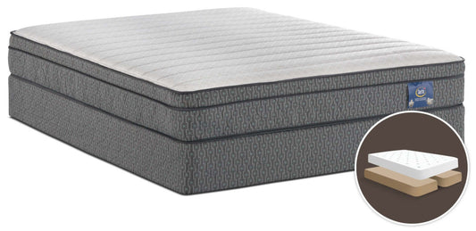 Serta Always Comfort® Webber Euro-Top Split Queen Mattress Set|Ensemble matelas à Euro-plateau divisé Webber Toujours Confortable de Serta pour grand lit