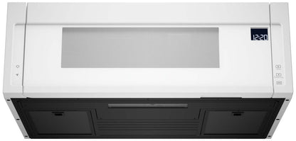 Tourbillon 1,1 Cu. Fort. Micro-ondes à cuisinière mince avec cuisson de 900 watts - Blanc - YWML55011HW | Four à micro-ondes à hotte intégrée mince Whirlpool de 1,1 pi³ avec cuisson à 900 W - blanc - YWML55…