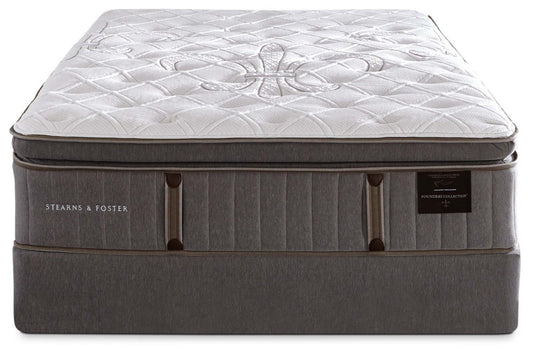Ensemble matelas à plateau européen Eastminster Plush de Stearns &amp; Foster pour lit double