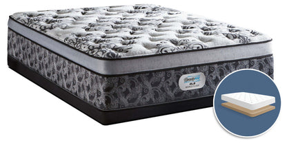 Beautyrest GL5 World Class Genesis Euro-Top Firm Low-Profile Full Mattress Set|Ensemble ferme à Euro-plateau à profil bas GL5 Genesis Beautyrest World Class pour lit double