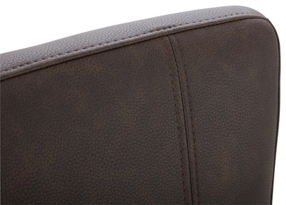 Tabouret à hauteur de comptoir Quinn, ensemble de 2 – Brun|Tabouret Quinn de hauteur comptoir, ensemble de 2 - brun|QUINCCSP