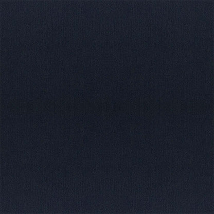 Sofa sectionnel modulaire Eclipse 5 pièces en tissu d’apparence lin avec pouf et coussins réversibles en duvet et plumes - bleu marine