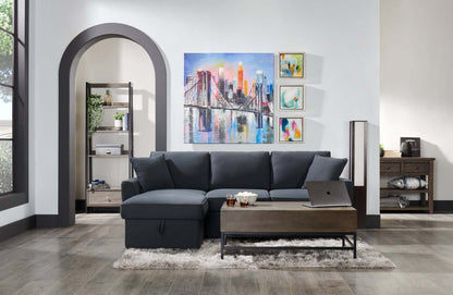 Bibliothèque ouverte style échelle Eden 24 avec tiroir - Gris|Bibliothèque ouverte Eden de 24 po de style échelle avec tiroir - grise