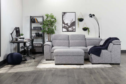 Bibliothèque ouverte style échelle Eden 24 avec tiroir - Gris|Bibliothèque ouverte Eden de 24 po de style échelle avec tiroir - grise