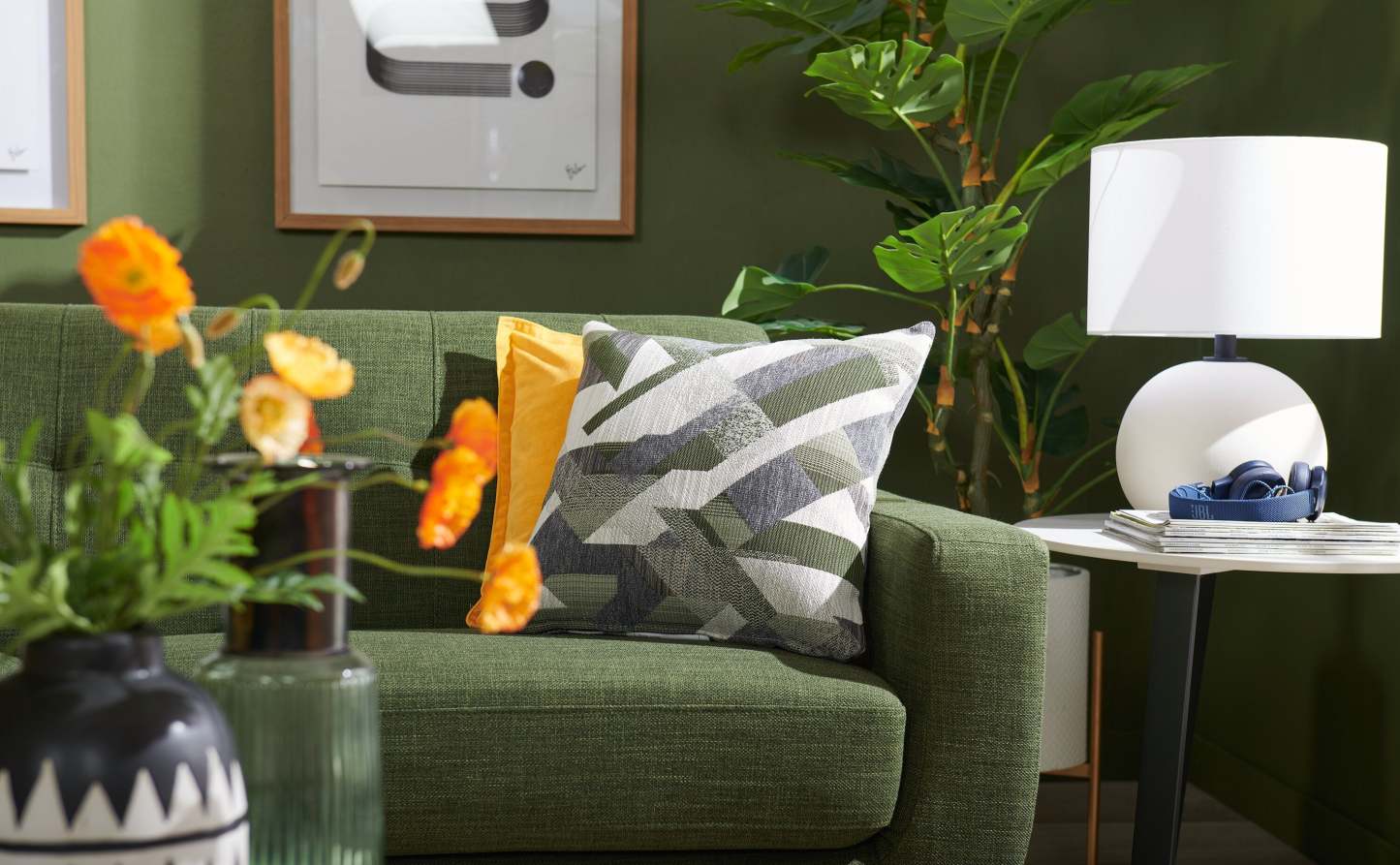 Kort &amp; Co. Elara 18 Lampe de table en céramique en étain blanc | Lampe de table Elara de Kort &amp; Co. de 18 po en céramique étain blanc