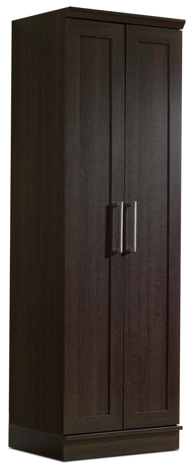 Clinton 23.31 Storage Cabinet with 4 Shelves - Dark Brown|Armoire de rangement Clinton de 23,31 po avec 4 tablettes - brun foncé