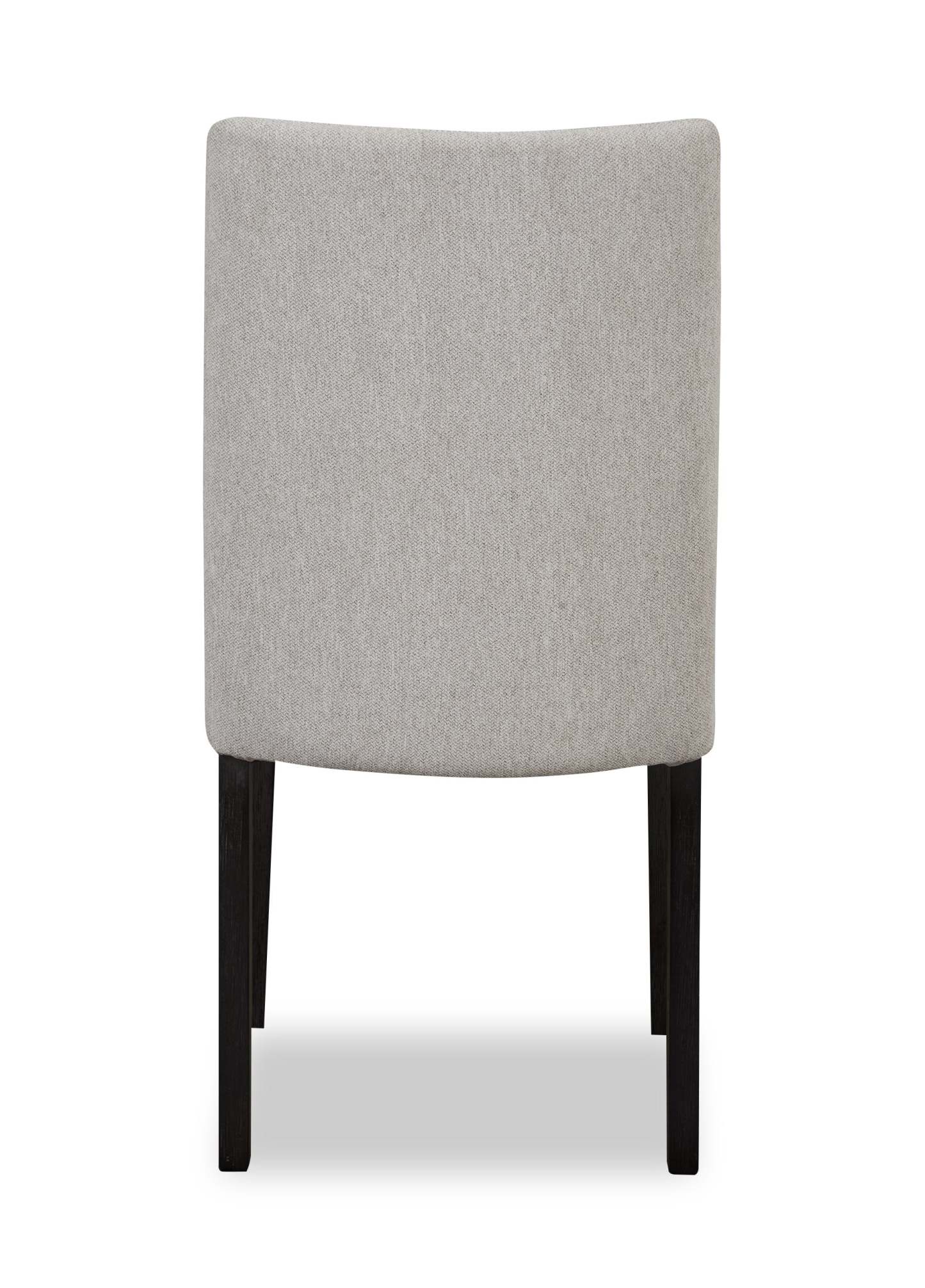 Chaise de salle à manger Emery en tissu de polyester - grise