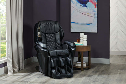 Fauteuil inclinable de massage Panasonic Real Pro ULTRA Prestige™35,4 en cuir synthétique de haute qualité - noir | Fauteuil inclinable de massage en cuir synthétique de haute qualité Real Pro ULTRA Prestige™35,4 de Panasonic - Noir