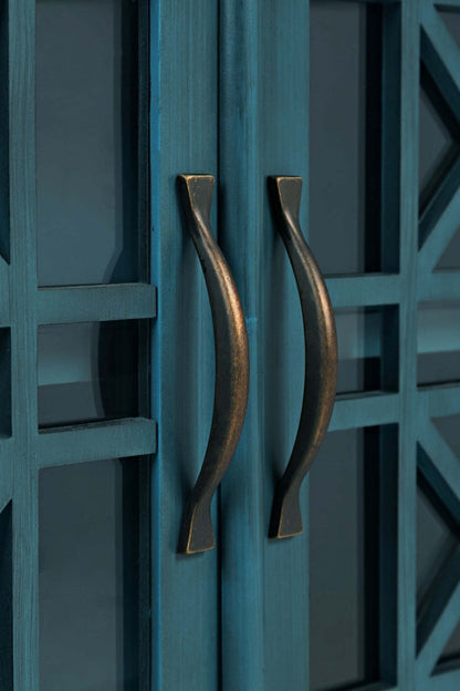 Marseille 32 Accent Cabinet with Drawer - Antique Blue|Armoire décorative Marseille de 32 po avec tiroir - bleu antique