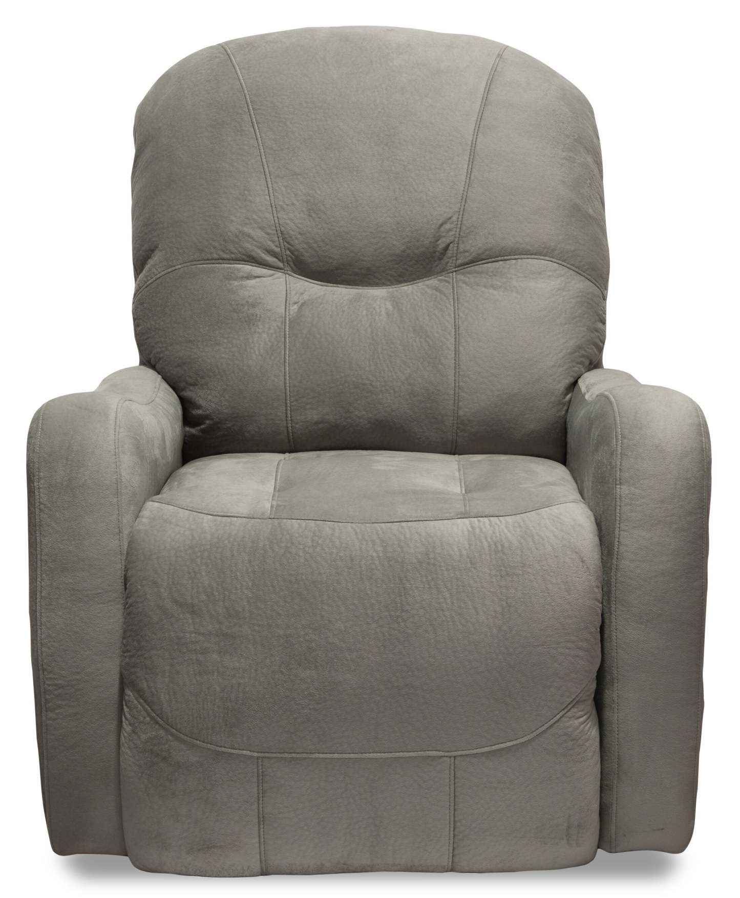 Fabriqué au Canada Fauteuil inclinable en tissu Everett 33,5 - Gris | Fauteuil inclinable Everett de 33,5 po fabriqué au Canada en tissu - gris