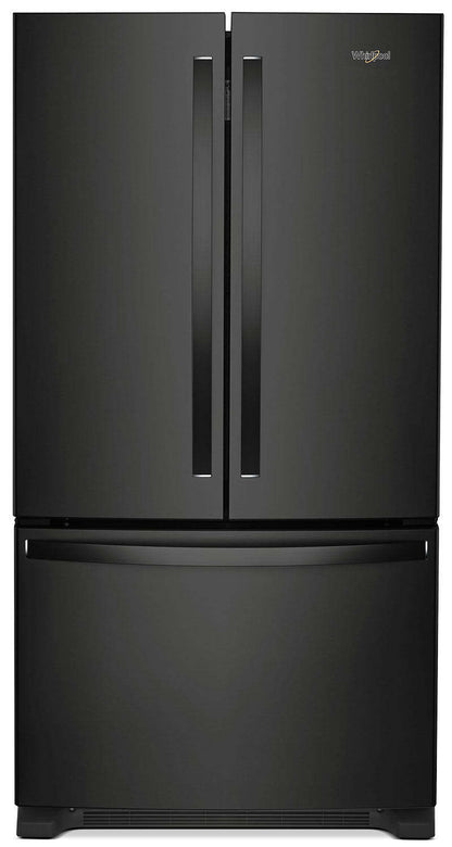 Réfrigérateur Whirlpool de 25 pi³ et de 36 po à portes françaises - noir - WRF535SWHB | Whirlpool 36 25 Cu. Ft. French-Door Refrigerator - Black - WRF535SWHB