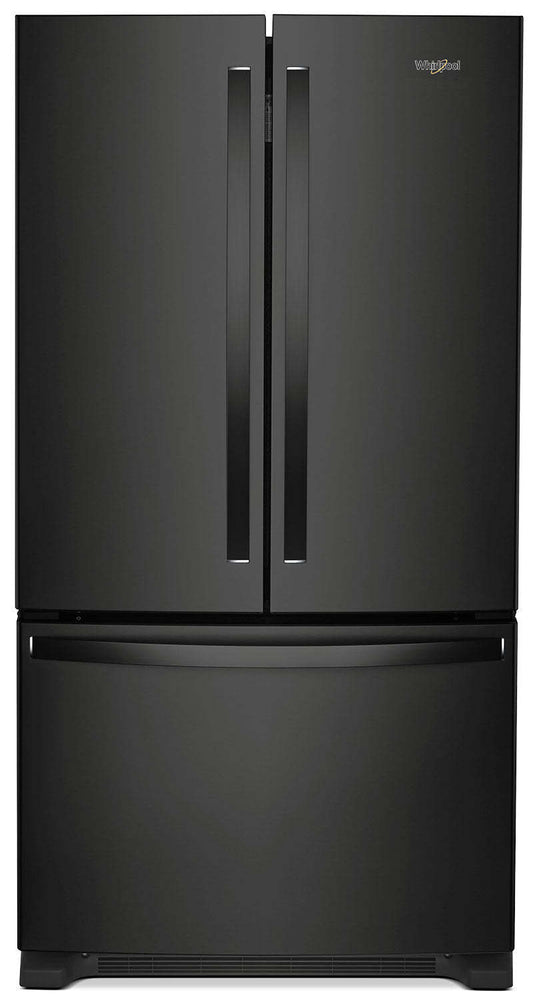 Réfrigérateur Whirlpool de 25 pi³ et de 36 po à portes françaises - noir - WRF535SWHB | Whirlpool 36 25 Cu. Ft. French-Door Refrigerator - Black - WRF535SWHB