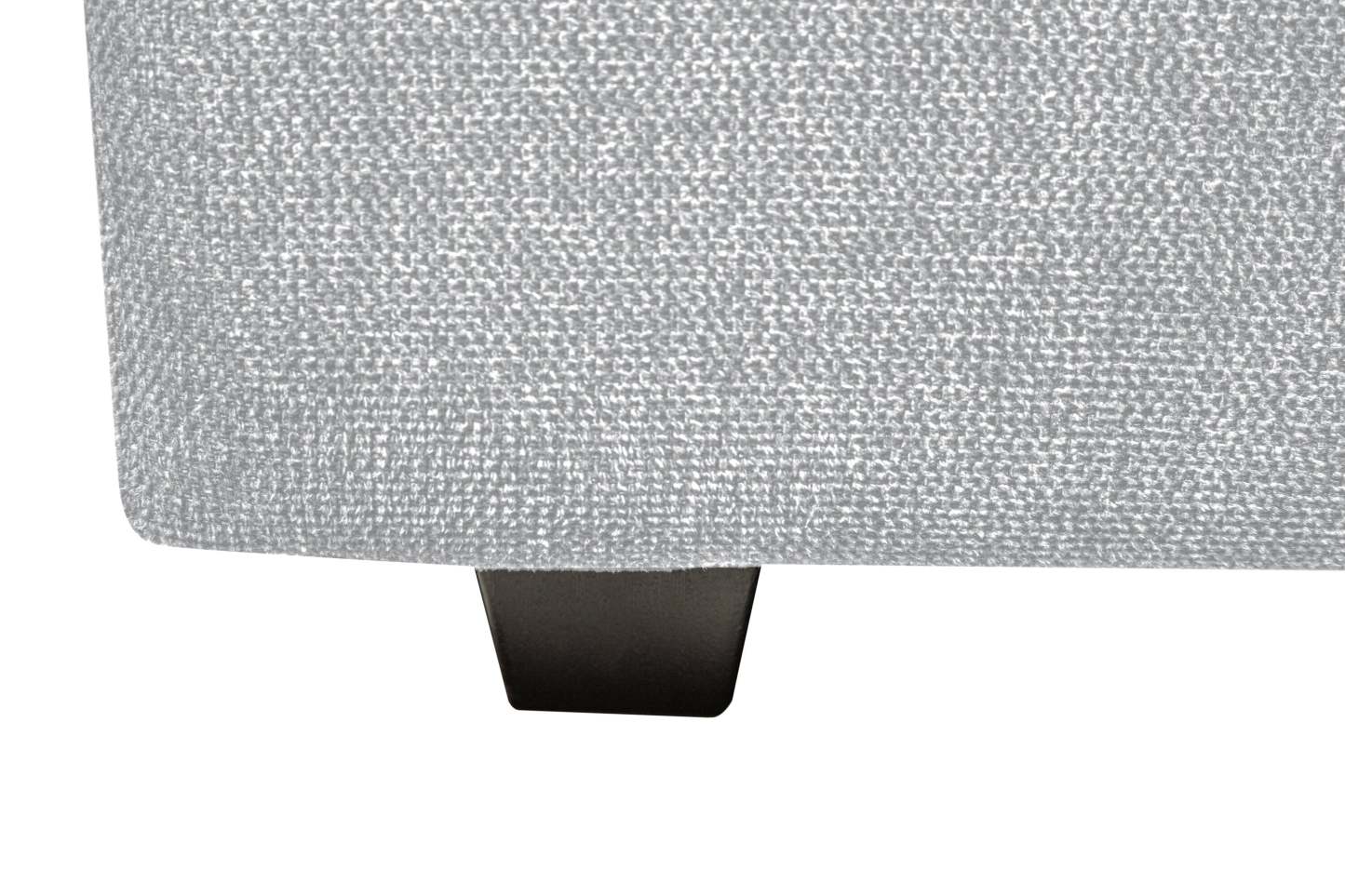 Scott Living Pouf de rangement modulaire Evolve 39,5 en tissu d'apparence lin avec coussin en plumes - Gris | Pouf de rangement modulaire Evolve de Scott Living de 39,5 po en tissu d'apparence lin avec coussin en couette et plumes - gris