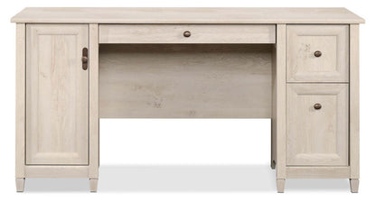 Bureau d'ordinateur Edge Water 59.06 - Châtaignier blanchi