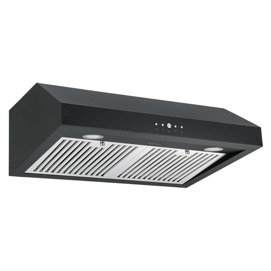 Hotte de cuisinière sous armoire Ancona 30 - AN-18042BLK|Hotte de cuisinière sous l'armoire Ancona de 30 po à conduit - AN-18042BLK|D77G1Y4H