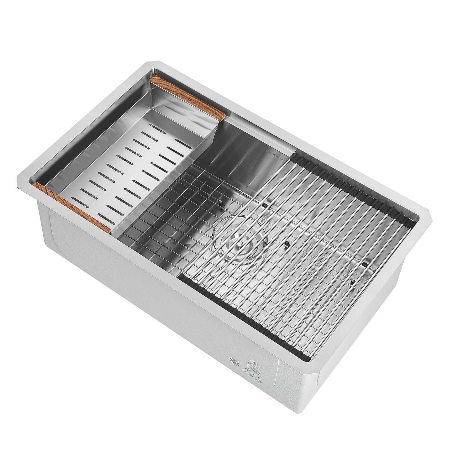 Ancona 30 Undermount Workstation Kitchen Sink - AN-3372|Évier de cuisine poste de travail sous plan Ancona de 30 po - AN-3372|D77GD24D