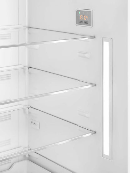 Smeg 18 Cu. Fort. Réfrigérateur Smeg rétro de 18 pi3 à congélateur inférieur - FAB38URPB
